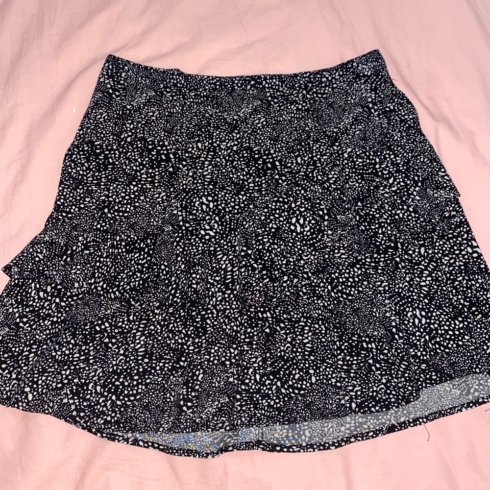 Black skirt with white dots brand new without tags